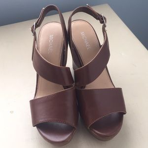 Michael, brown wedges